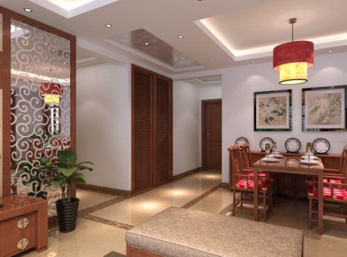 宅速美裝飾,海亮瓏園,三居室,中式風(fēng)格,海亮瓏園中式風(fēng)格109平米三居室裝修設(shè)計圖片_樣板間_實(shí)景圖-搜房網(wǎng)裝修設(shè)計網(wǎng)