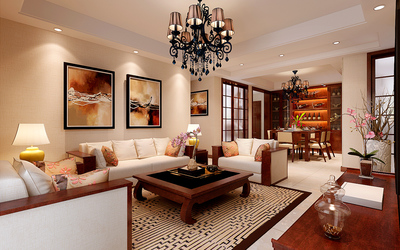 大溪地新中式風格裝修效果圖 傳統與現代的完美融合